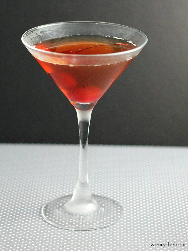 Cherry Lover's Manhattan #cocktail