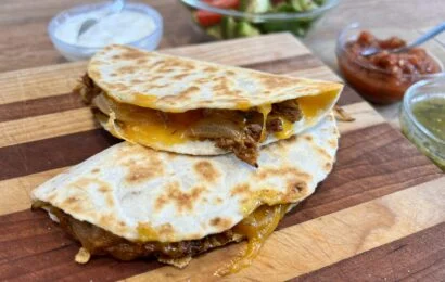 Pulled Pork or Carnitas Quesadilla