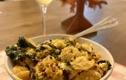 Baked Cheesy Pumpkin Pasta