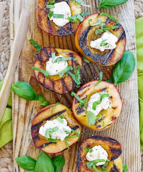Grilled Stuffed Peaches recipe